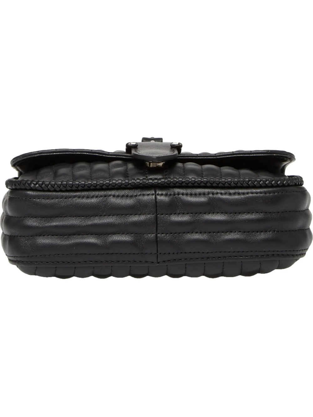 Longchamp Black Quilted Leather Crossbody with Chain Strap - Picture 6 of 6